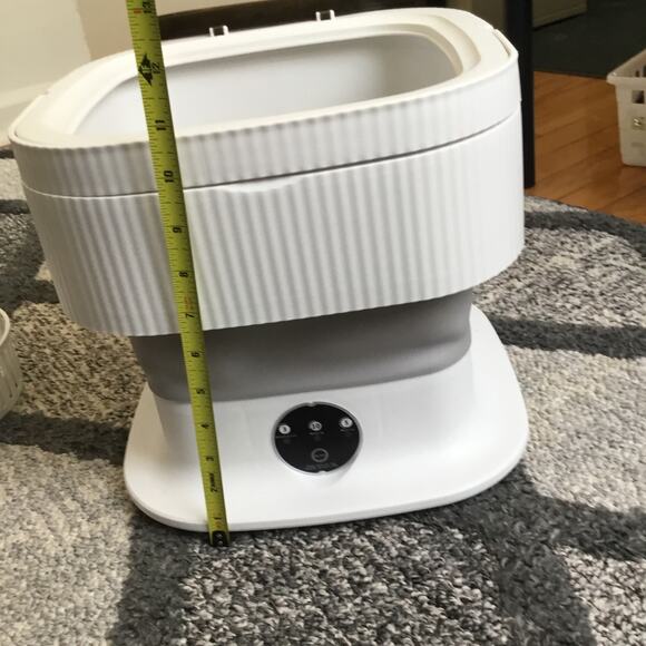 Portable Washing Machine, Foldable Wash Dry Combo for Small Clothes Grey - Picture 6 of 7